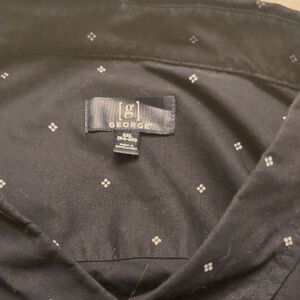 George Black Patterned Shirt